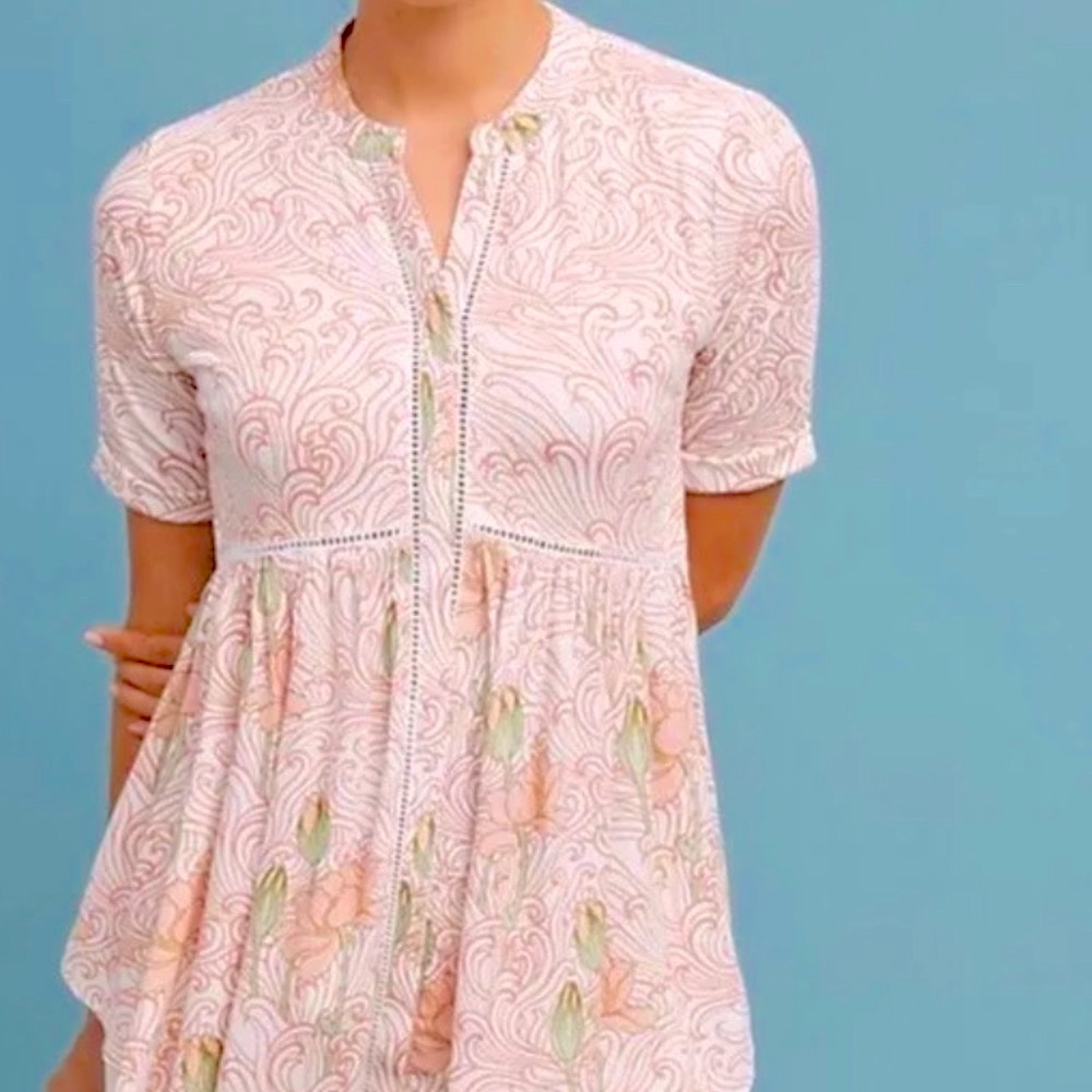 Sold!! Anthropologie Akemi Kin Veria Peplum tunic - Picture 1 of 10